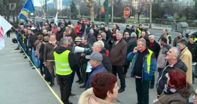 radnici, zeljezara zenica, protest