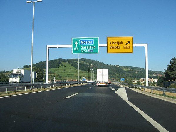 autoput, visoko