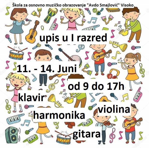 upis u muzicku skolu