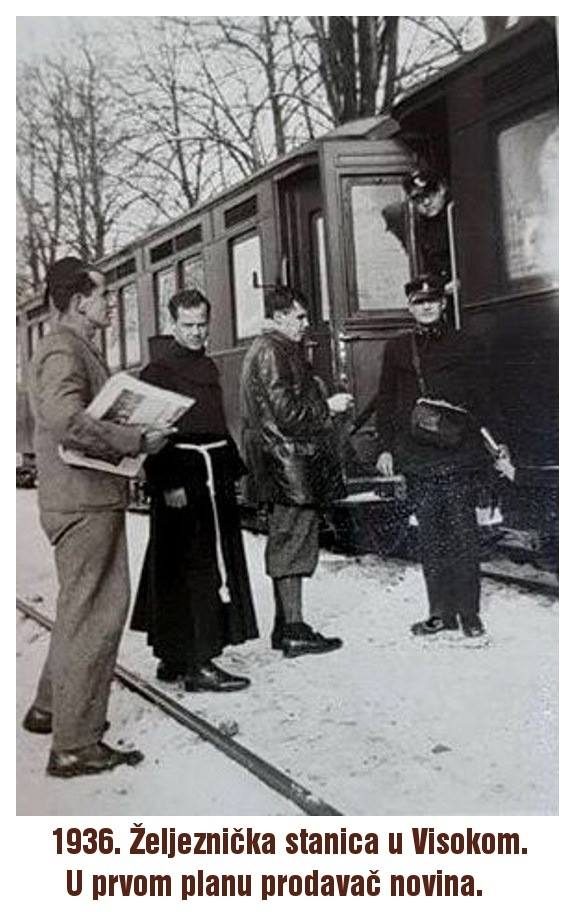 zeljeznicka stanica u Visokom 1936