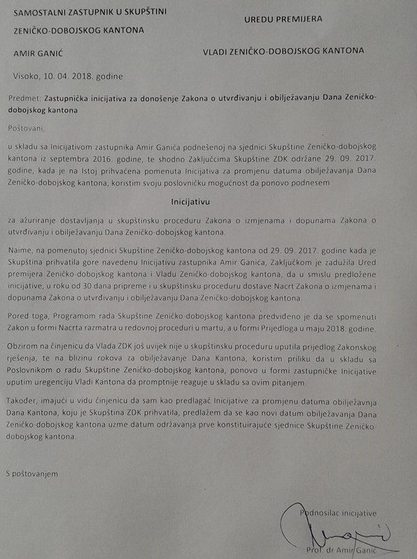 Inicijativa za Obilježavanje Dana ZDK
