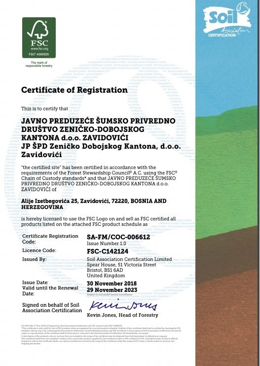 FSC certifikat