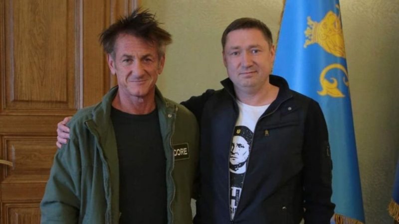 Holivudski glumac Sean Penn posjetio Ukrajinu